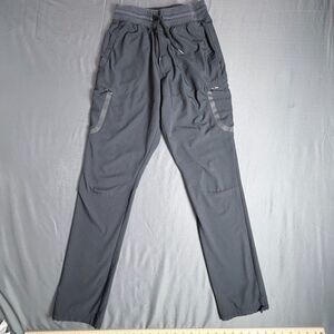 Mens UnderArmour Fitted Medium Gray Pants Athletic Gym Workout Active